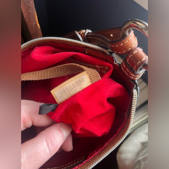 Vintage Y2K Dooney & Bourke Black Leather Hobo Handbag 2000s - Picture 12 of 15